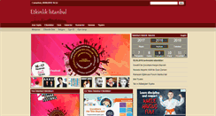 Desktop Screenshot of etkinlikistanbul.net